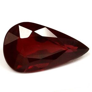 2.12 ct Pear Red Natural Ruby